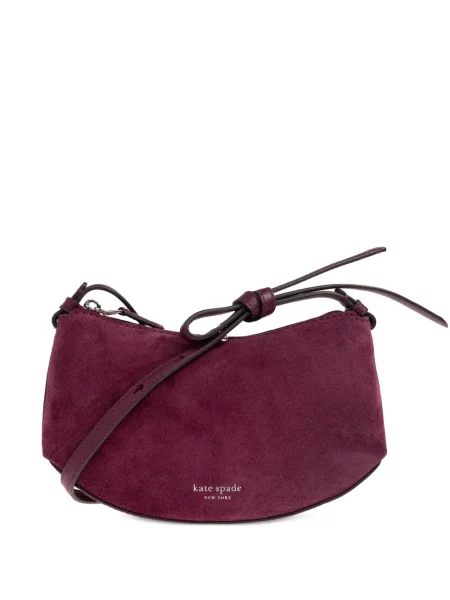 Geanta crossbody Kate Spade din piele de căprioară violet