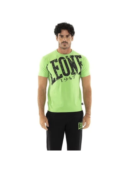 Scurt tricou Leone 1947 cu mâneci scurte verde