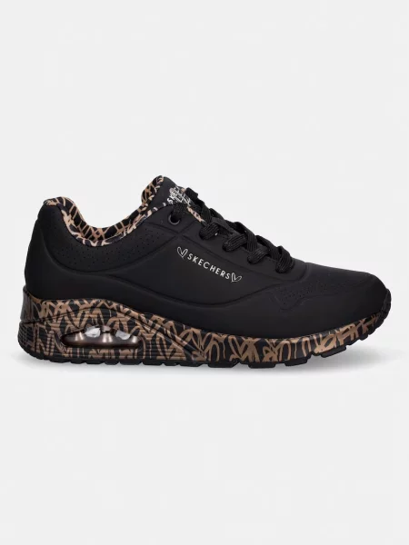 Dámske topánky SKECHERS Uno Loving Love black čierna