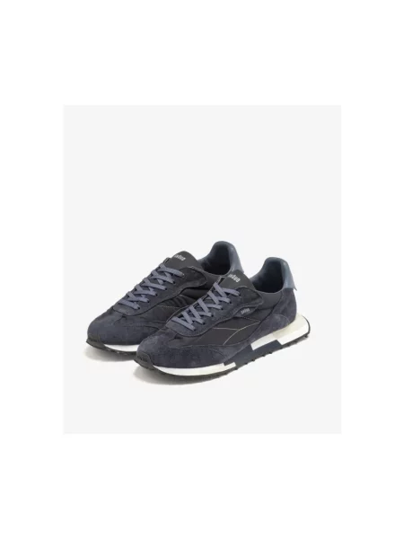 Sneakersy Ghoud skórzane niebieskie