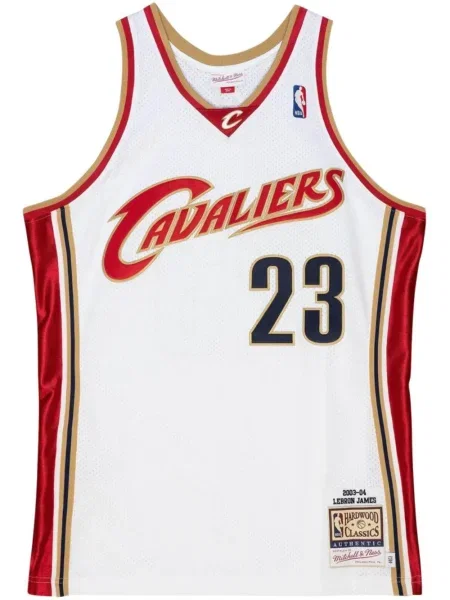 Košile Mitchell & Ness jersey bílá