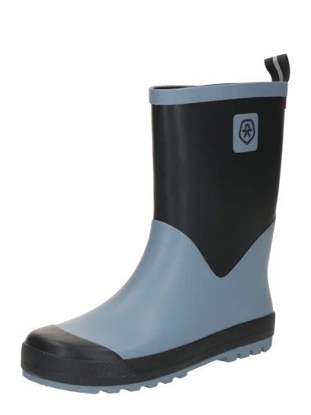 COLOR KIDS Cizme de cauciuc albastru deschis negru