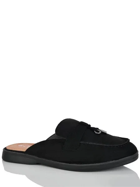 Замшевые сабо Navigator черные