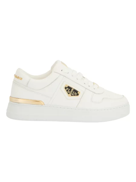 Sneakersy Philipp Plein skórzane białe