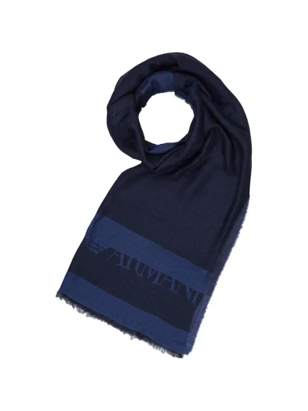 Šatka Emporio Armani modrá