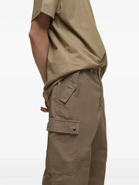 Панталон Barbour от рипсено кадифе кафяво