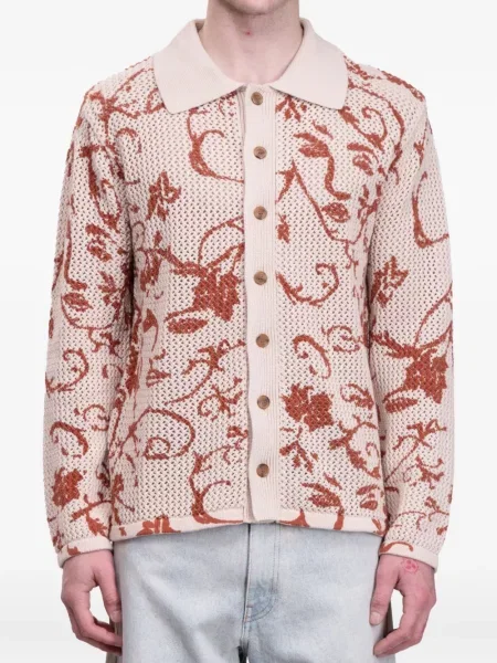 Плетена жилетка Kidsuper на цветя