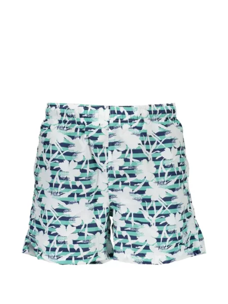 Slip de baie Gant cu dungi cu imagine albastru