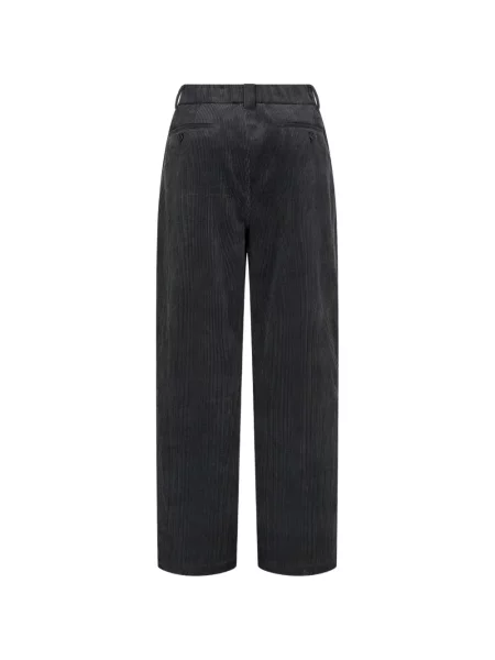 Pantaloni Tomboy de catifea cord gri