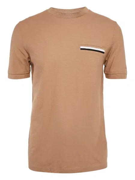Tricou Boss cu dungi maro