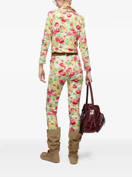 Pantaloni Acne Studios cu model floral