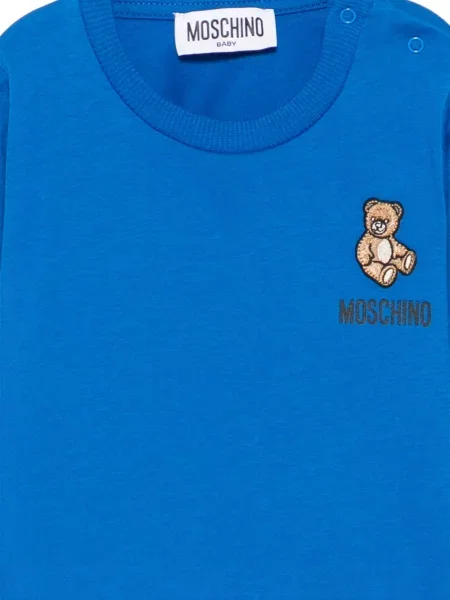 Koszulka dziecięca Moschino niebieska