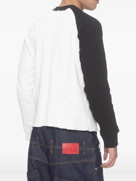 Tricou Spencer Badu asimetric alb