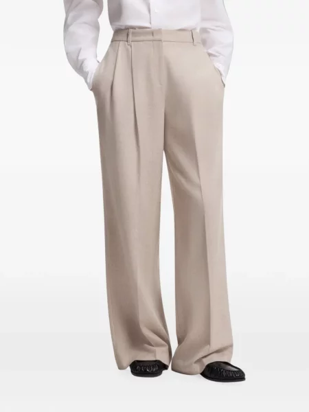 Pantaloni Boss melange de flanelă