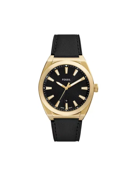 Fossil Zegarek Czarny żółty