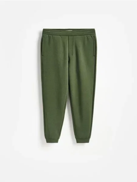 Reserved Pantaloni sport slim verde-închis verde