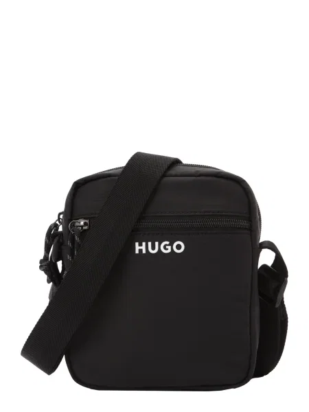 HUGO Torba za čez ramo EVERETT / bela črna