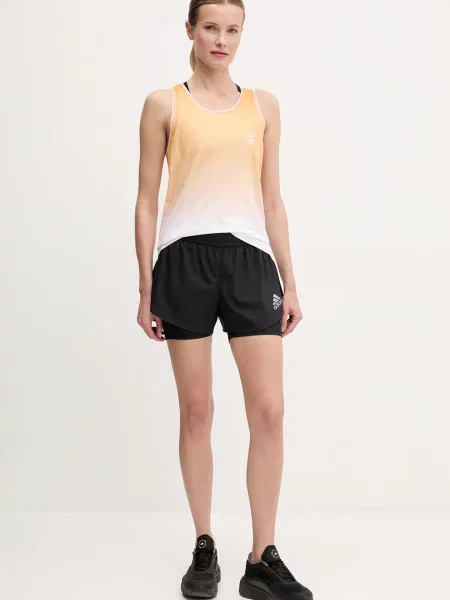 Топ для бігу Compressport Singlet бежевий