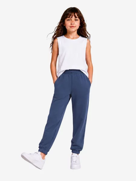 Tommy Life Hlače TOMMY Jogger mit elastischem Bund und schmalem Bein tamno plava