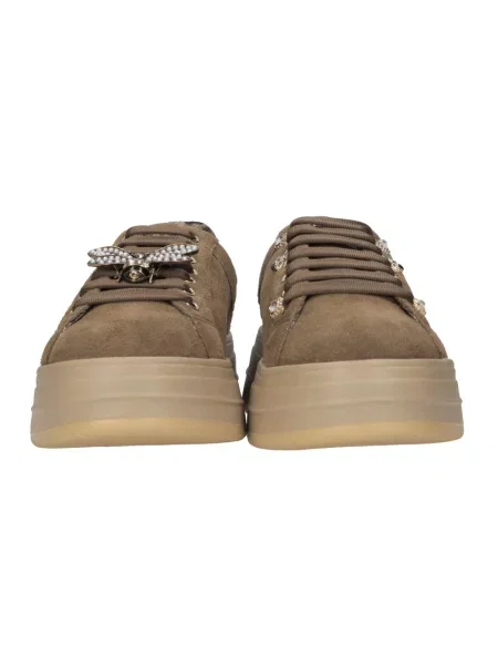 Sneakersy Apepazza skórzane brązowe