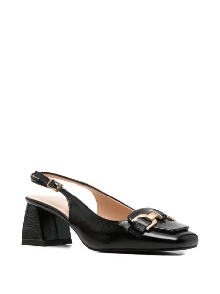 Pantofi cu toc Sergio Moretti Firenze cu cataramă slingback negru