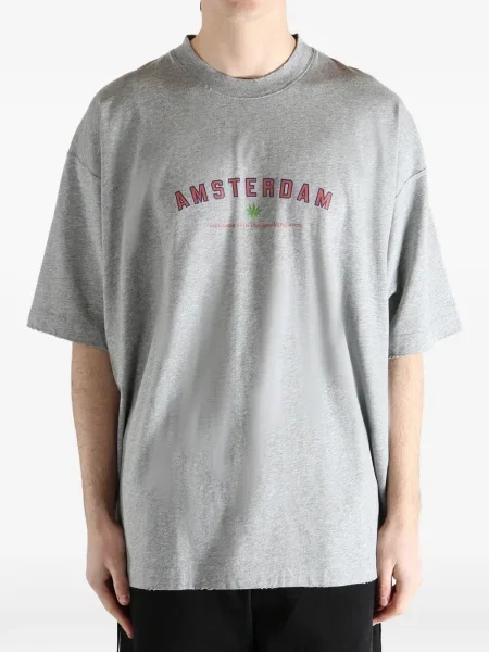 Tricou Vetements gri