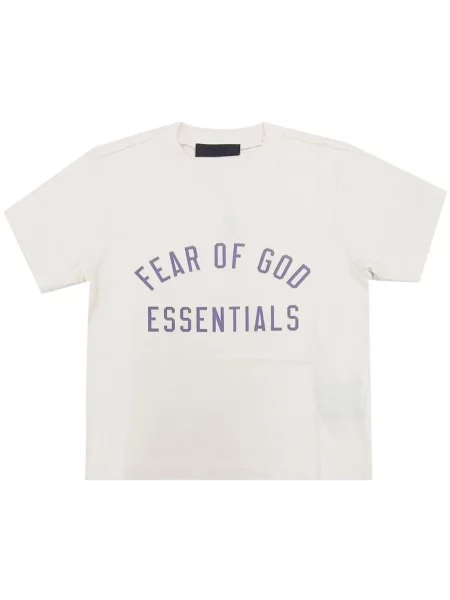 Tricou Fear Of God Essentials cu imagine maro