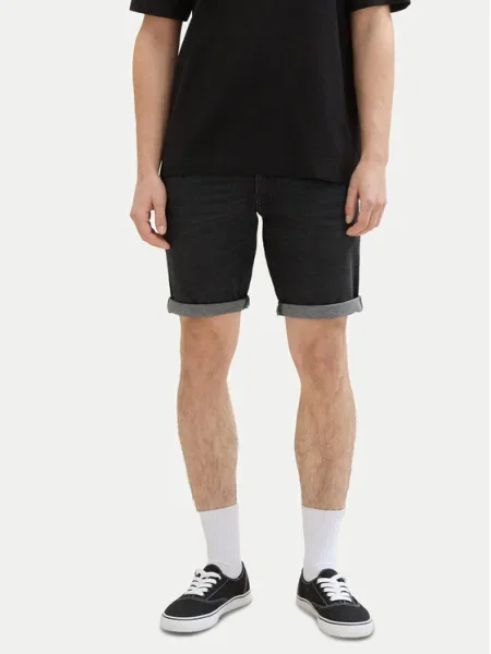 Tom Tailor Denim Дънкови шорти сив