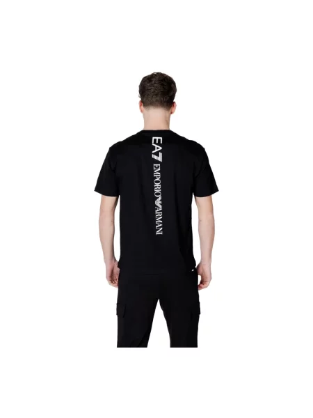 T-shirt Emporio Armani Train Logo Series M Tee Ss Black/ White S czarna
