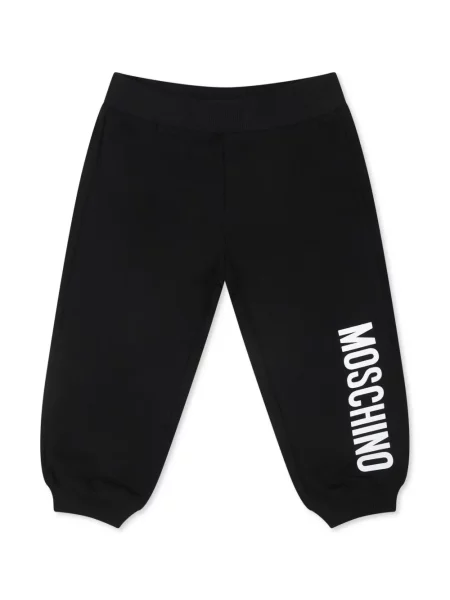 Spodnie dziecięce Moschino czarne