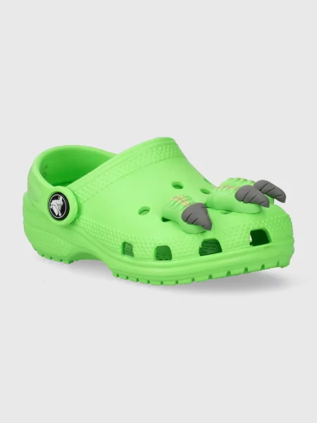 Crocs pantofle CLASSIC IAM DINOSAUR CLOG zelené