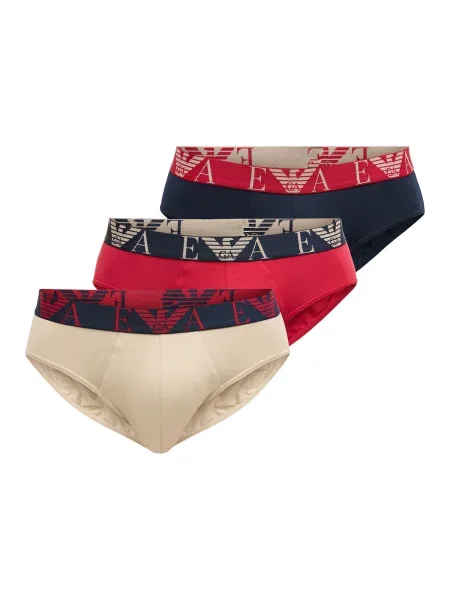 Emporio Armani Spodnje hlačke / nočno modra / rdeča bež