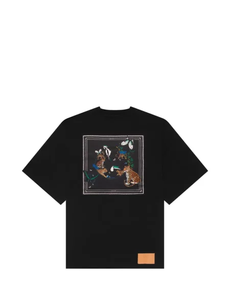 Tricou Place Of ëlms cu imagine negru