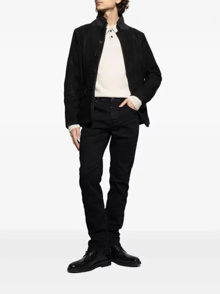 Tricou polo Allsaints cu broderie