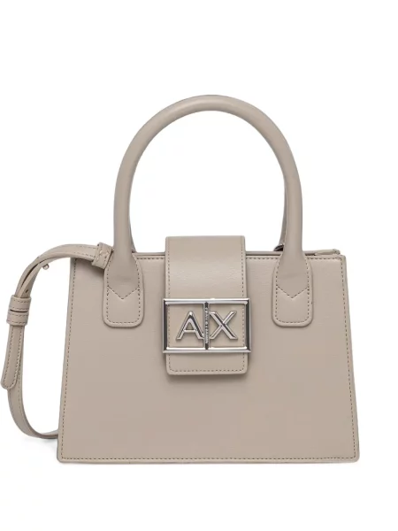 Geantă shopper Armani Exchange cu autograf