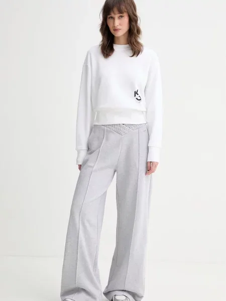 KARL LAGERFELD JEANS Mikina čierna biela