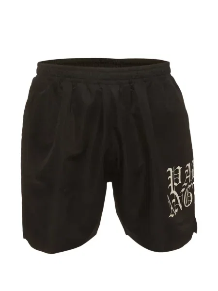 Pantaloni scurți Palm Angels cu imagine alergare negru