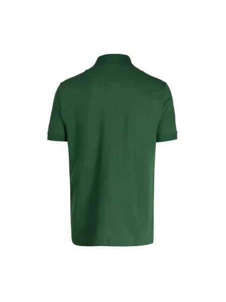 Koszulka polo Lacoste ze stretchu zielona