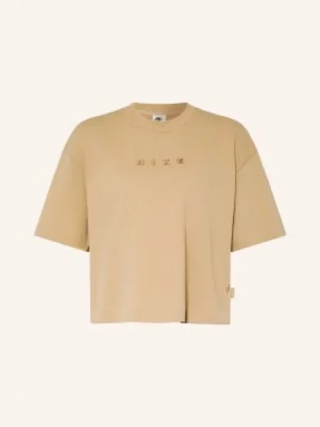 Nike Oversized Tričko Sportswear béžová