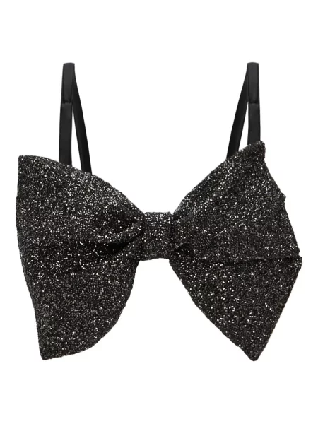 Bluzka Lika z kokardką czarna