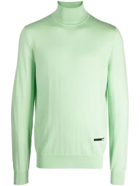 Pulover Oamc de lână verde