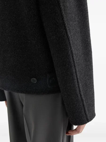Geacă Jil Sander de lână negru