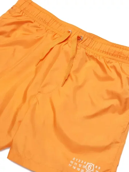 Kąpielówki dziecięce Mm6 Maison Margiela pomarańczowe