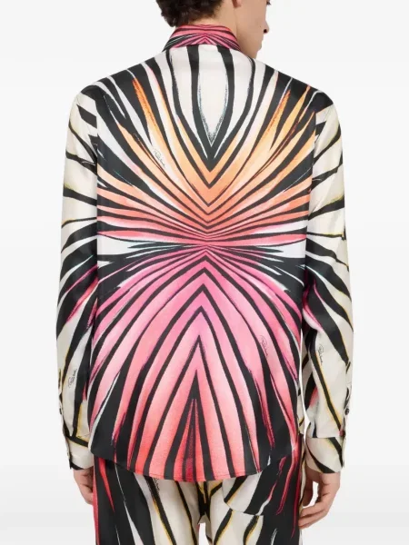 Lung cămașă Roberto Cavalli alb