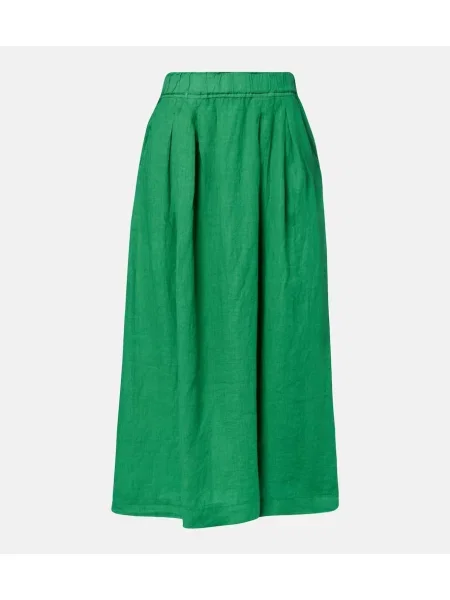 Fusta maxi Velvet de in verde