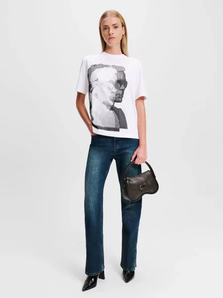 Футболка Karl Lagerfeld Jeans білий