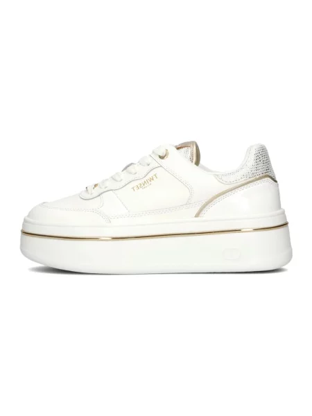 Sneakersy Twinset z logo białe