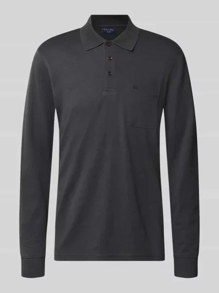 Koszulka polo o kroju regular fit z domieszką bawełny Christian Berg Men