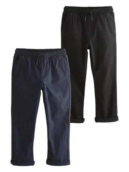 Next Pantaloni bleumarin negru