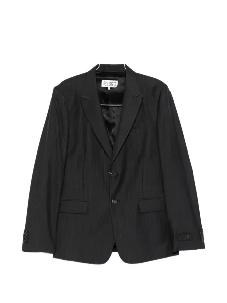 Sacou Mm6 Maison Margiela cu un singur rând de nasturi gri
